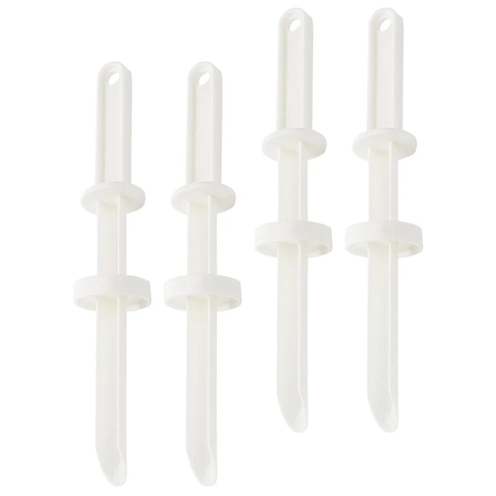 4 Pcs Meat Marinade Injector Kitchen Fish Intestine Corer Handheld Filling Barbecue