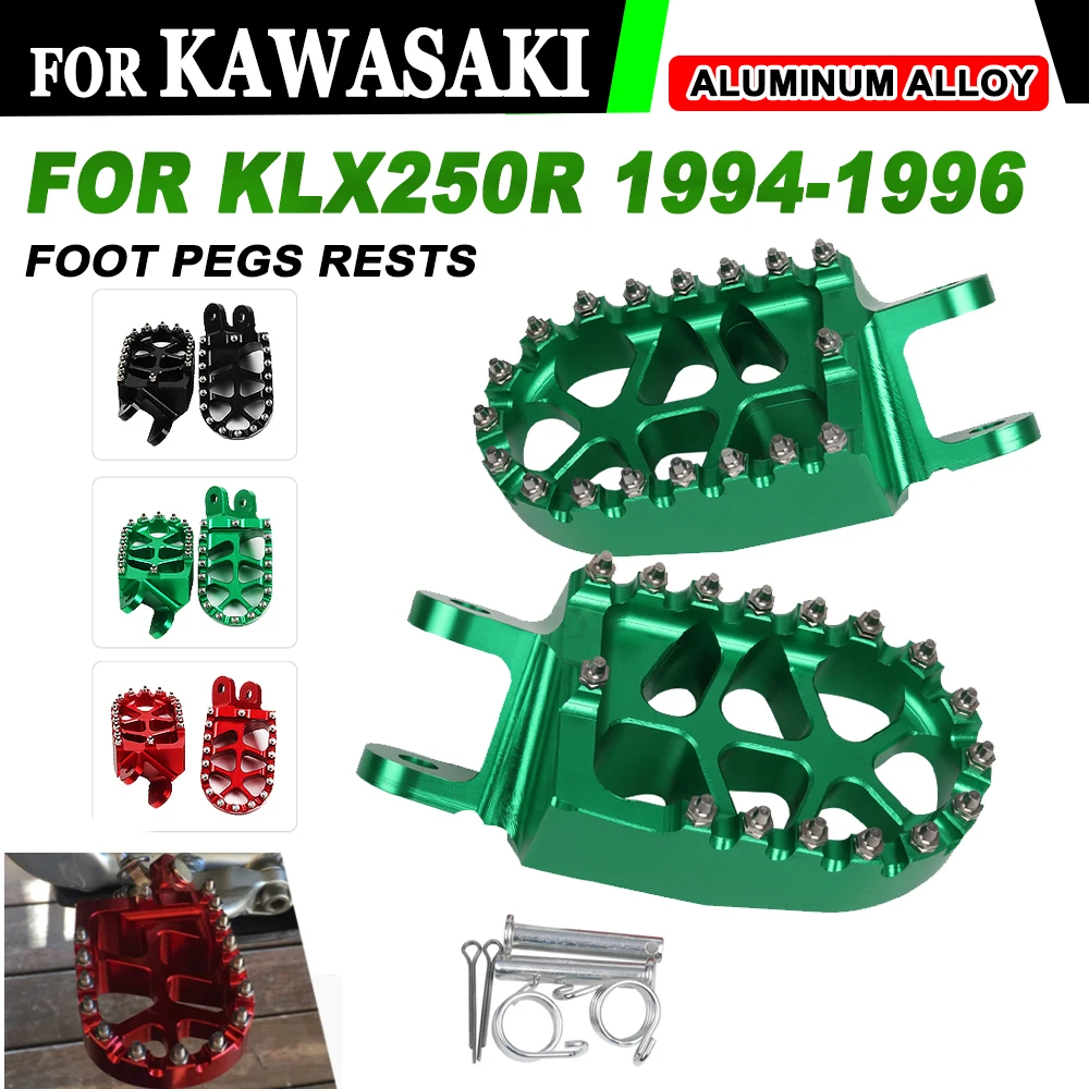 

Footrest Footpegs Foot Pegs Rest Pedal For KAWASAKI KLX250R KLX 250R 250 R 1994 1995 1996 Motorcycle Accessories