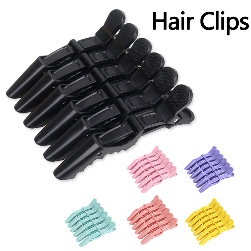 6 Pcs Alligator Hair Clips For Women Thick Hair Claw Hairdress Hairpin