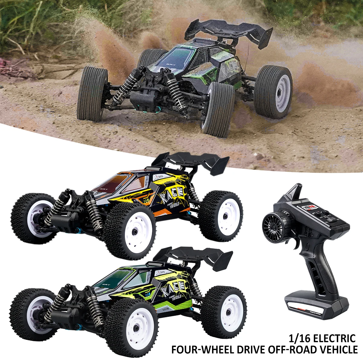 RC Cars hot JJRC 4WD 1:16 RC Car Toy 2.4G 35km/h Remote Control Racing Drift Off-road Vehicle Electric Model Four-wheel High-speed Drive best RC Cars