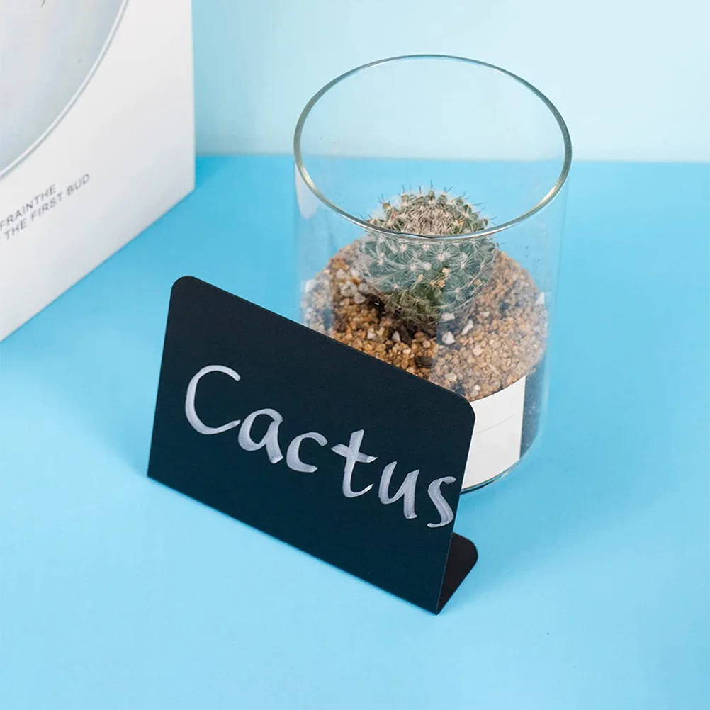 

Rewritable Small Blackboard Vintage Signs Message Tabletop Price Boards Chalkboard Memo Pvc Mini Standing