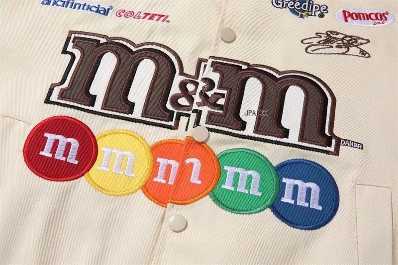High Street Bomber Jacket Men Women Vintage Embroidered Colour-blocked Loose Coat Harajuku Hip-hop Couple Baseball Jacket Unisex 6