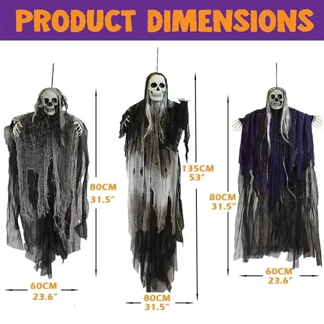Hanging Halloween Skeleton Ghosts 6