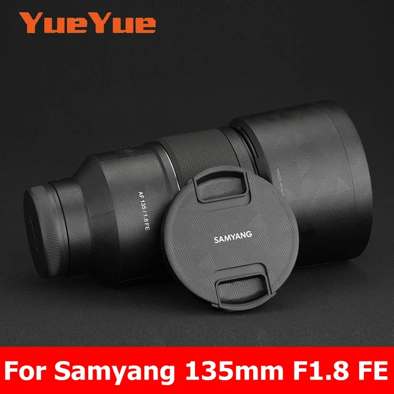 AF FE Decal Lapisan Bungkus Lensa Kulit Stiker Pelindung