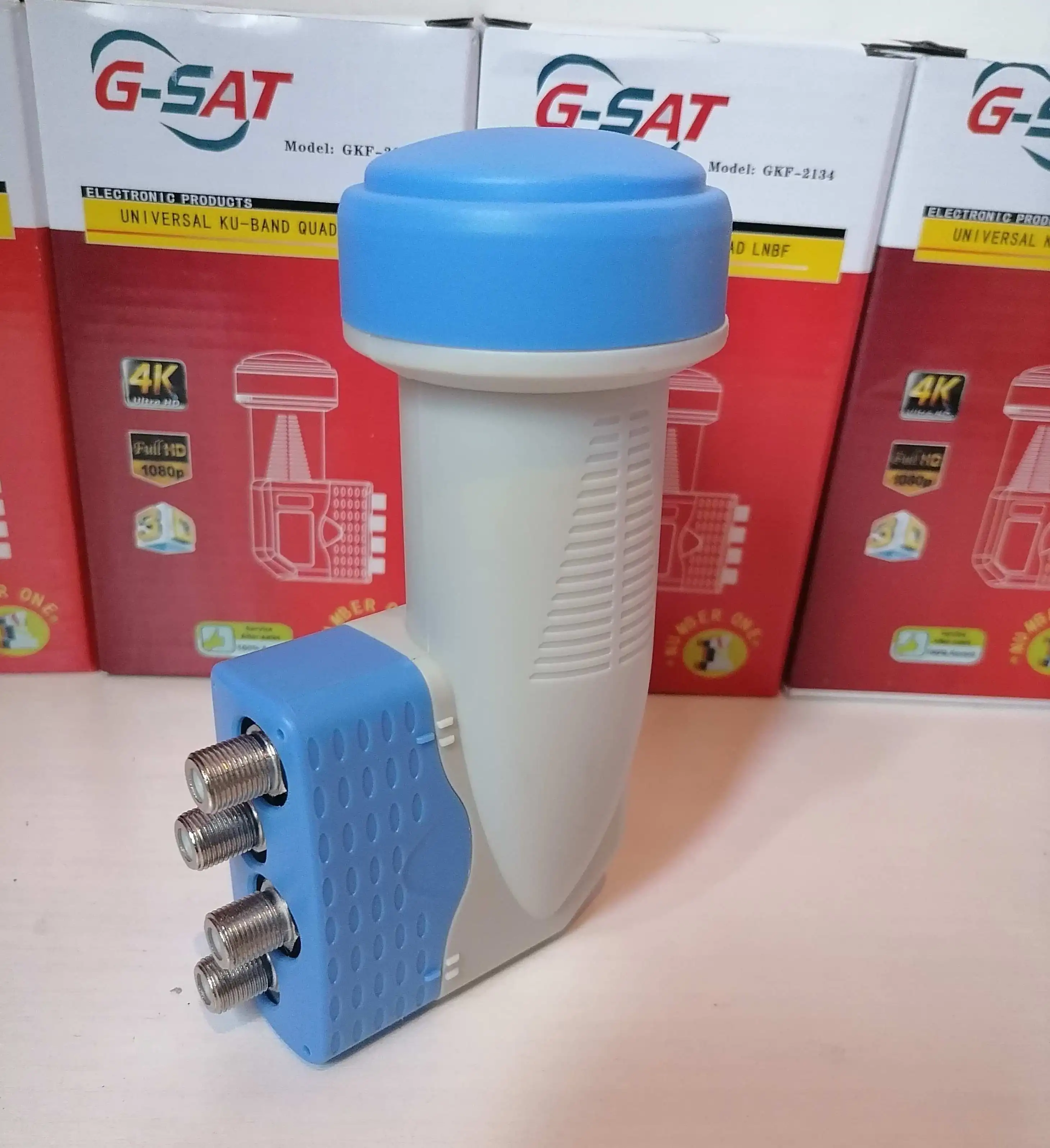 GSAT Universal QUAD satellite lnb Full HD Universal KU Band Quad LNB waterproof High Gain Low noise satellite