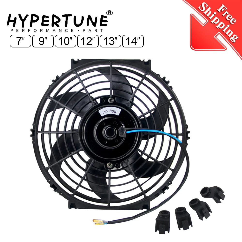 7 9 10 12 13 14 Inch Universal 12V 80W Slim Reversible Black Blade