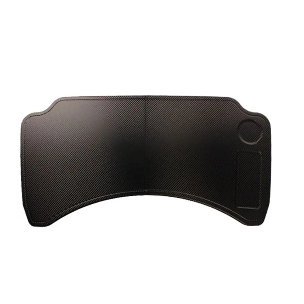 

Foldable Car Laptop Desk Mount Stand Large Black Food Drink Holder Tray Durable Comfortable Coffee Goods Tray Board Working