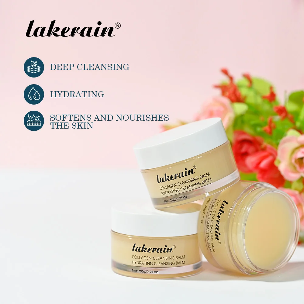 Rose Flavor Makeup Remover Ultra Nourishing Care Cream Makeup Remover Mild Non-irritating Moisturizing Non-greasy Cleansing Balm 3