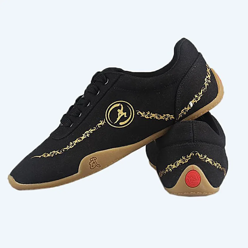 Professional Cow Reinforced Sole Kung Fu Tai Chi Shoes Kung Fu Martial Arts Shoes Abrasion Resistant Breathable Training