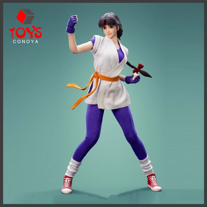

In Stock TUNSHI Studio 1/6 YURI SAKAZAKI Double Head Action Figure TS-XZZ-004 12-inch Female Soldier Action Figurine Model