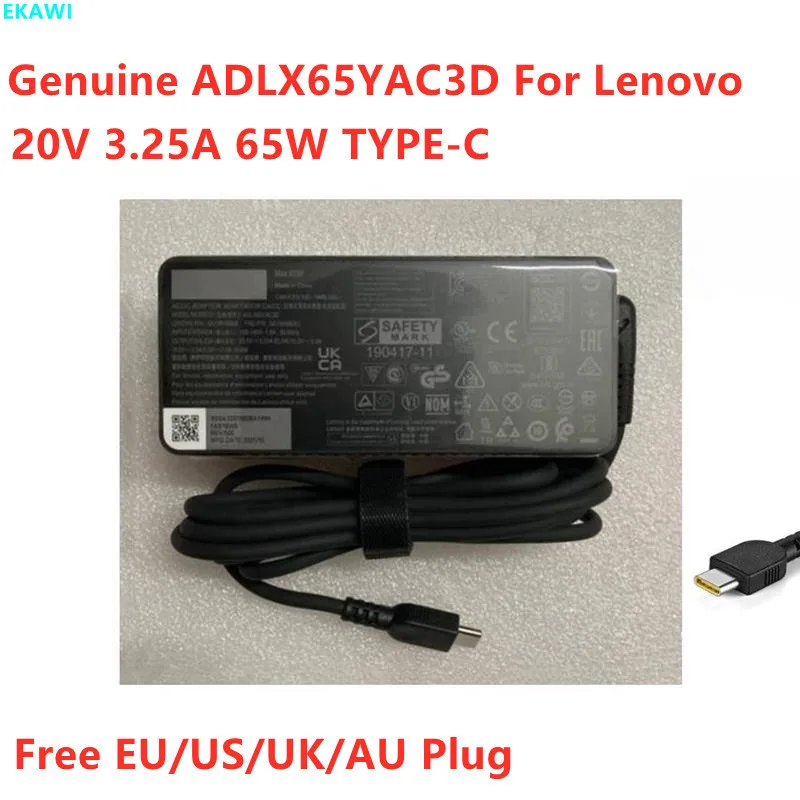 Genuine-ADLX65YAC3D-20V-3-25A-65W-TYPE-C-USB-ADLX65YDC3D-ADLX65YCC3D-AC ...