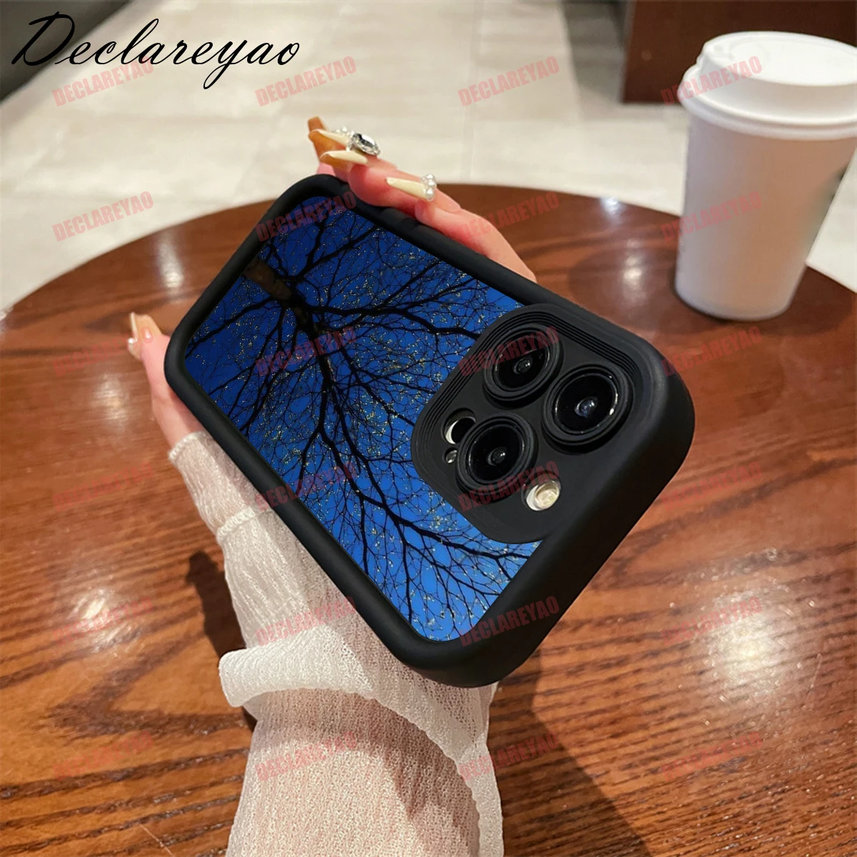 DECLAREYAO Soft Light Slim Matte TPU Shockproof Phone Case
