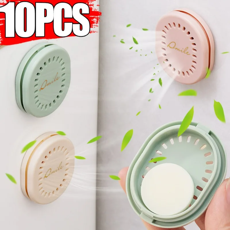 Car Air Freshener Refills 1-10PCS Fragrant Tablets Car Air Outlet Air Freshener Solid Aromatherapy Tablets Refills Shoe Cabinet Toilet Deodorant Supplies