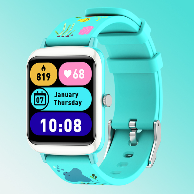 Sport Smart Watch Kids Children Smartwatch For Girls Boys Heart Rate Tracker Waterproof Students Clock Child Smart-Watch