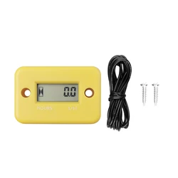 Precision Digital Hour Meter LCD Counter for Vehicles and Equipment (YELLOW)