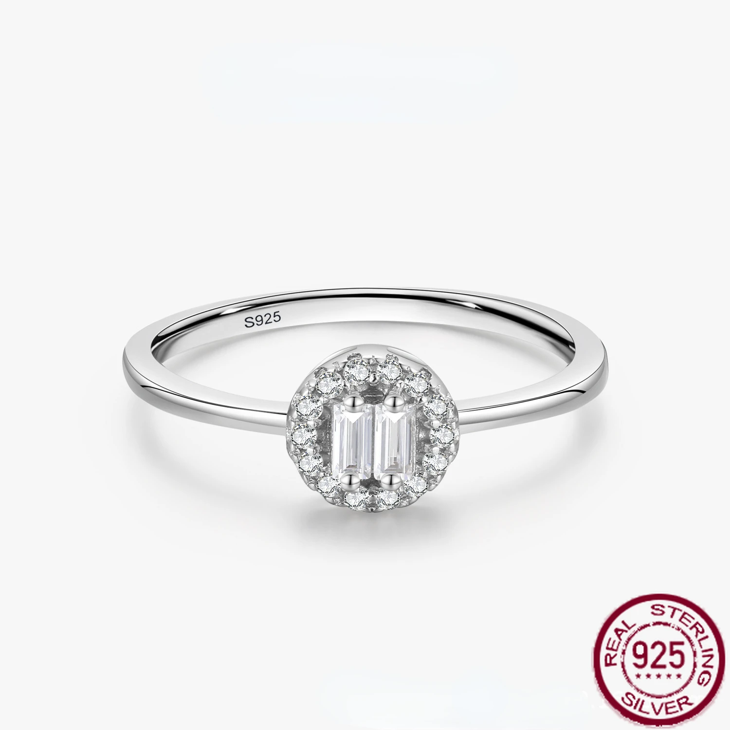 

Кольцо из серебра S925 с искусственной кожей для персонализированной роскоши, минималистичный темперамент, Универсальное кольцо, ювелирные изделия для женщин