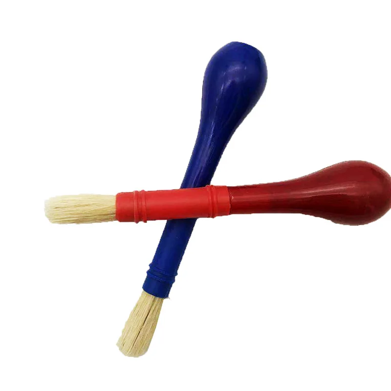 4pcs Kids Paint Brushes Jumbo Children's Artist Bristle Paint Brushes Washable Chubby Toddler Tempera Brushes for Kids Painting 4