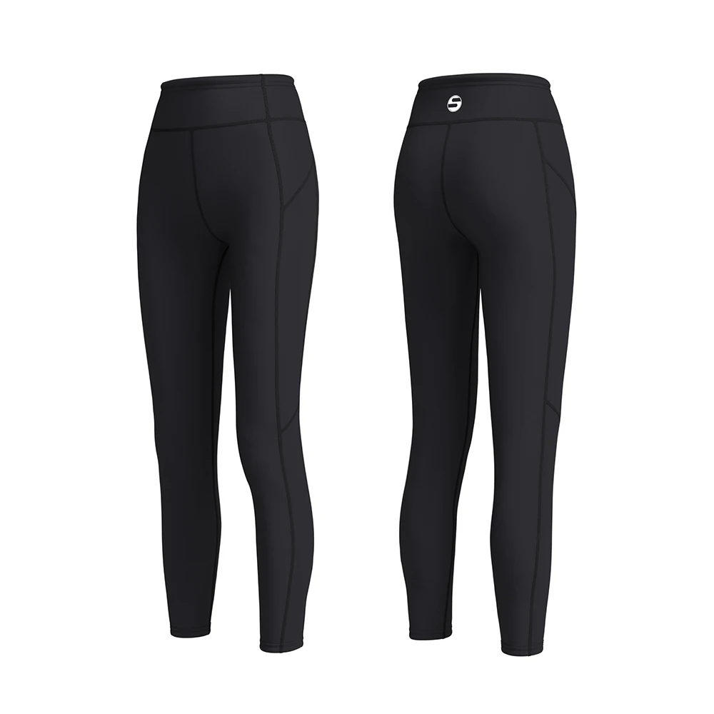 Muta da sub professionale da donna a prova di freddo calda 3mm Top in Neoprene pantaloni tuta divisa da donna spessa Wading nuoto muta da surf