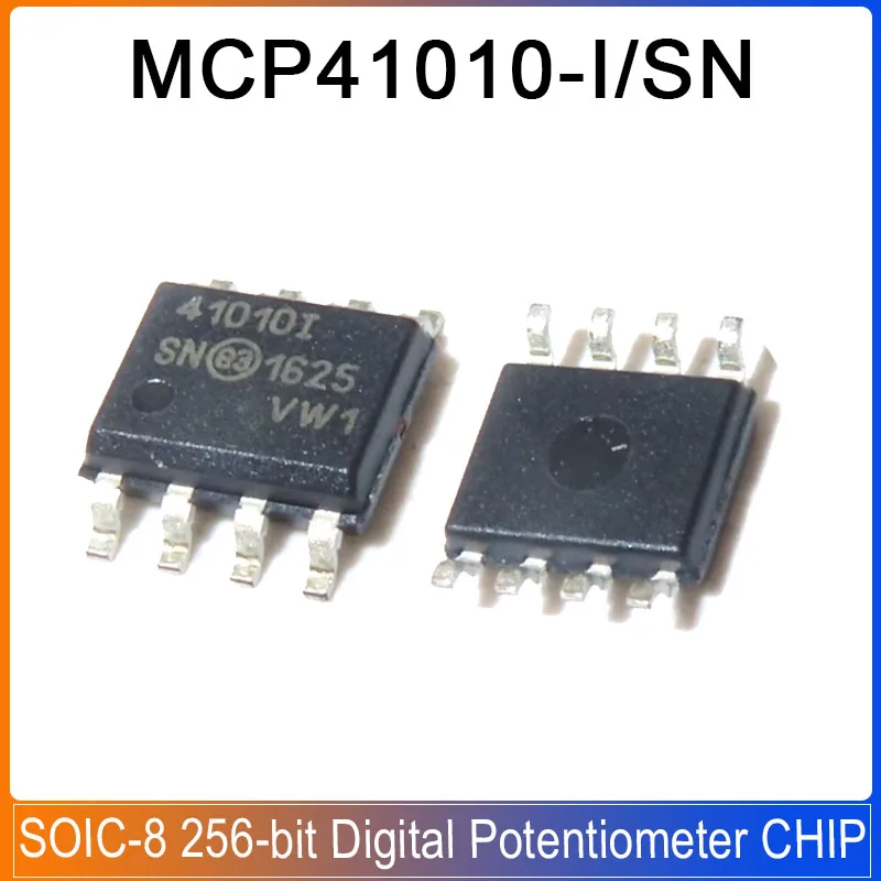 1/5/20PCS MCP41010-I/SN SOIC-8 MCP41010 MCP 41010 256-bit Digital Potentiometer-Chip