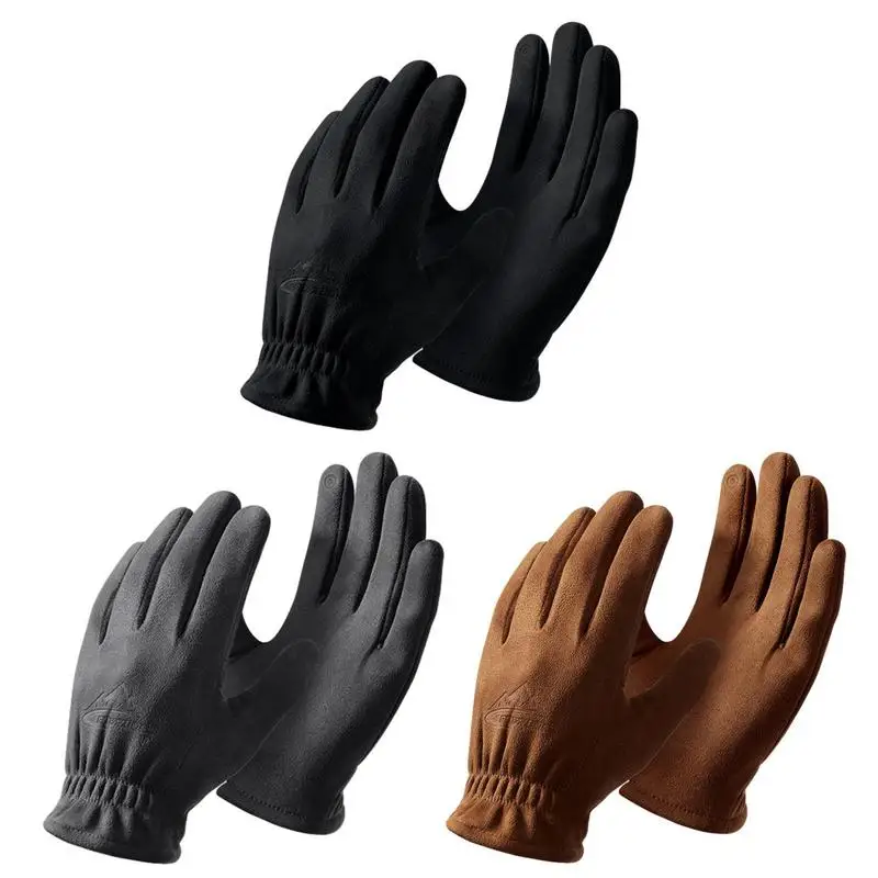 

Touchscreen Gloves Windproof Winter Gloves Thickened Touchscreen Gloves Soft Thermal Gloves For Cycling
