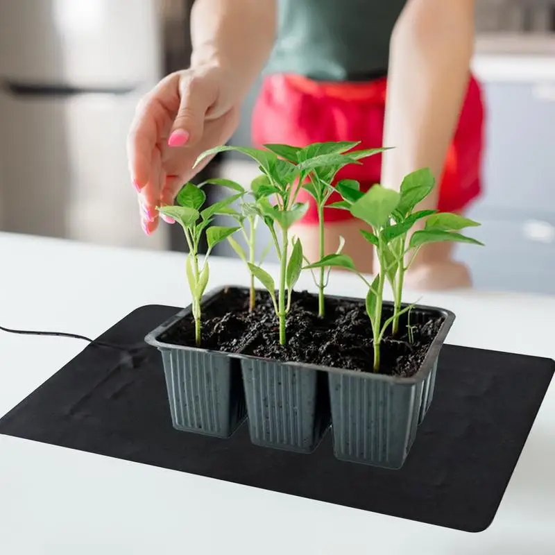 8.5W Seedling Heat Mat 5V 2A Plant Seed Germination Propagation Warm Pad 45-50 degree Vegetable Winter Anti-cold Heat Mat