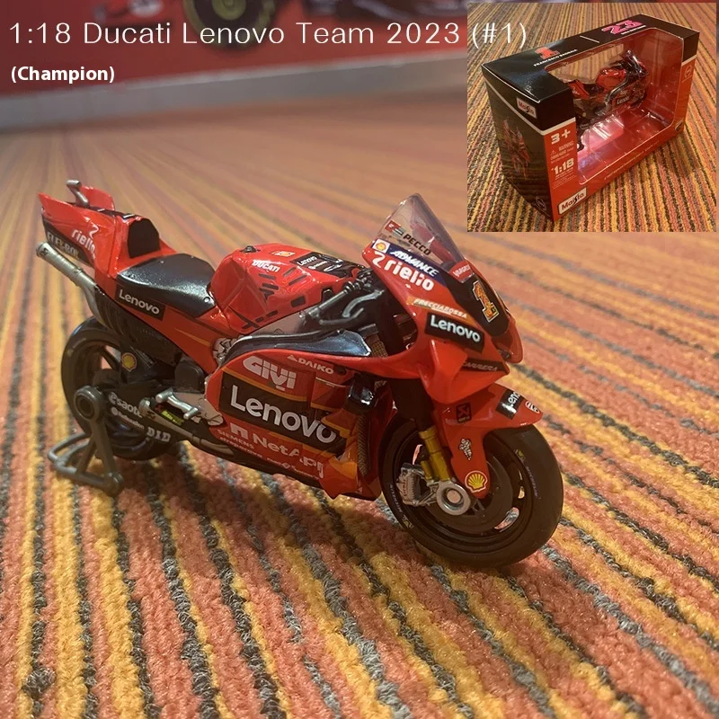 Maisto 1:18 2021 Season Ducati Honda Yamaha Motorcycle Motorcycle Simulation Car Model Ornaments 3