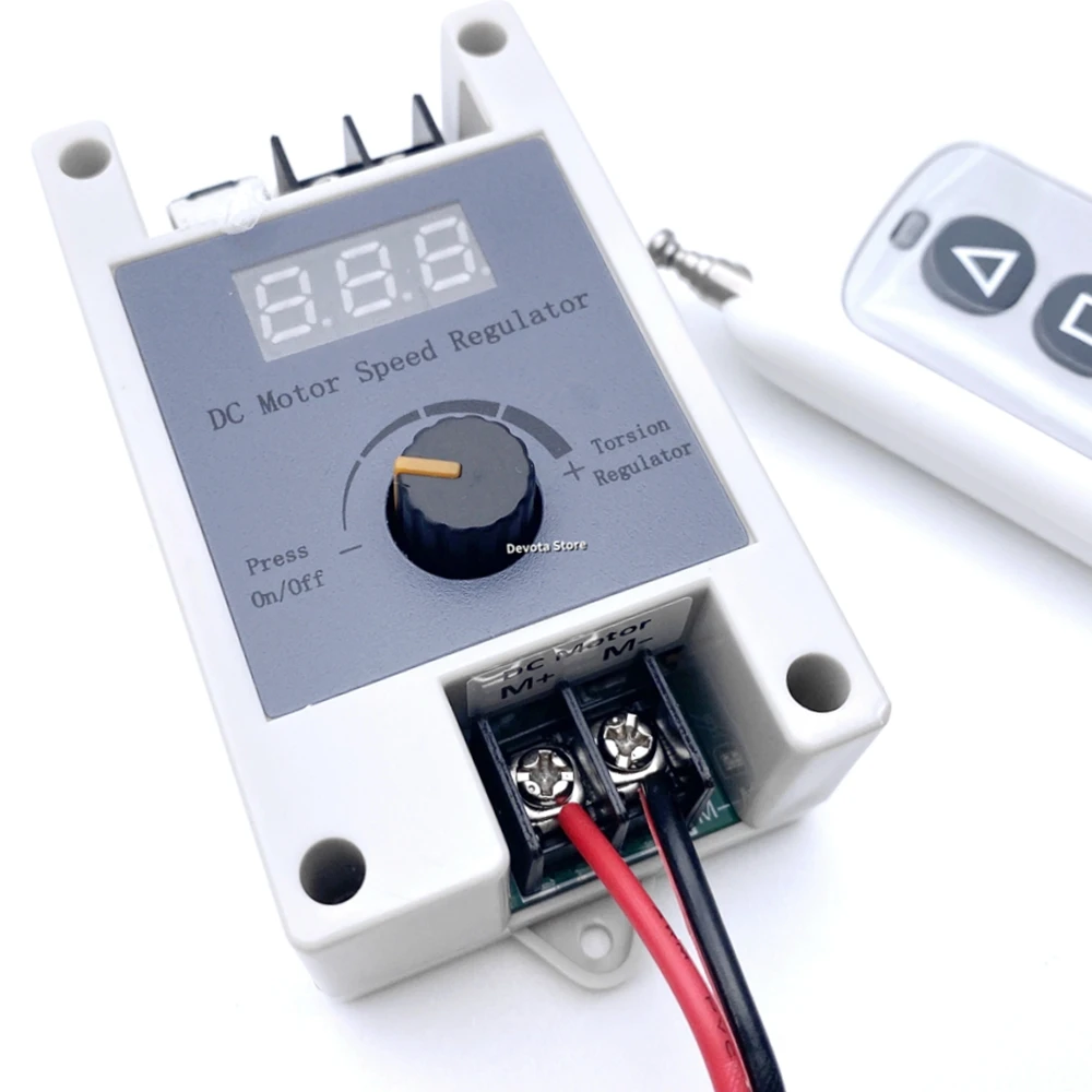 ワイヤレスリモコン12V,24V,433m,DCモーター用,無段階スイッチ