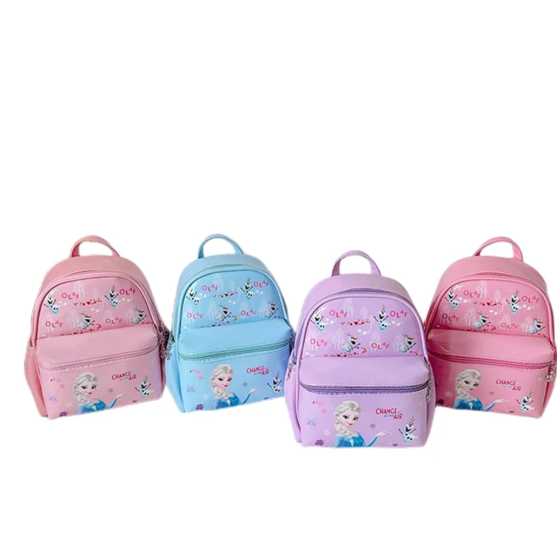 

Frozen Cartoon Elsa Princess Kawaii Cute Personality Kindergarten Children Large Capacity Lightweight Going Out Storage Backpack