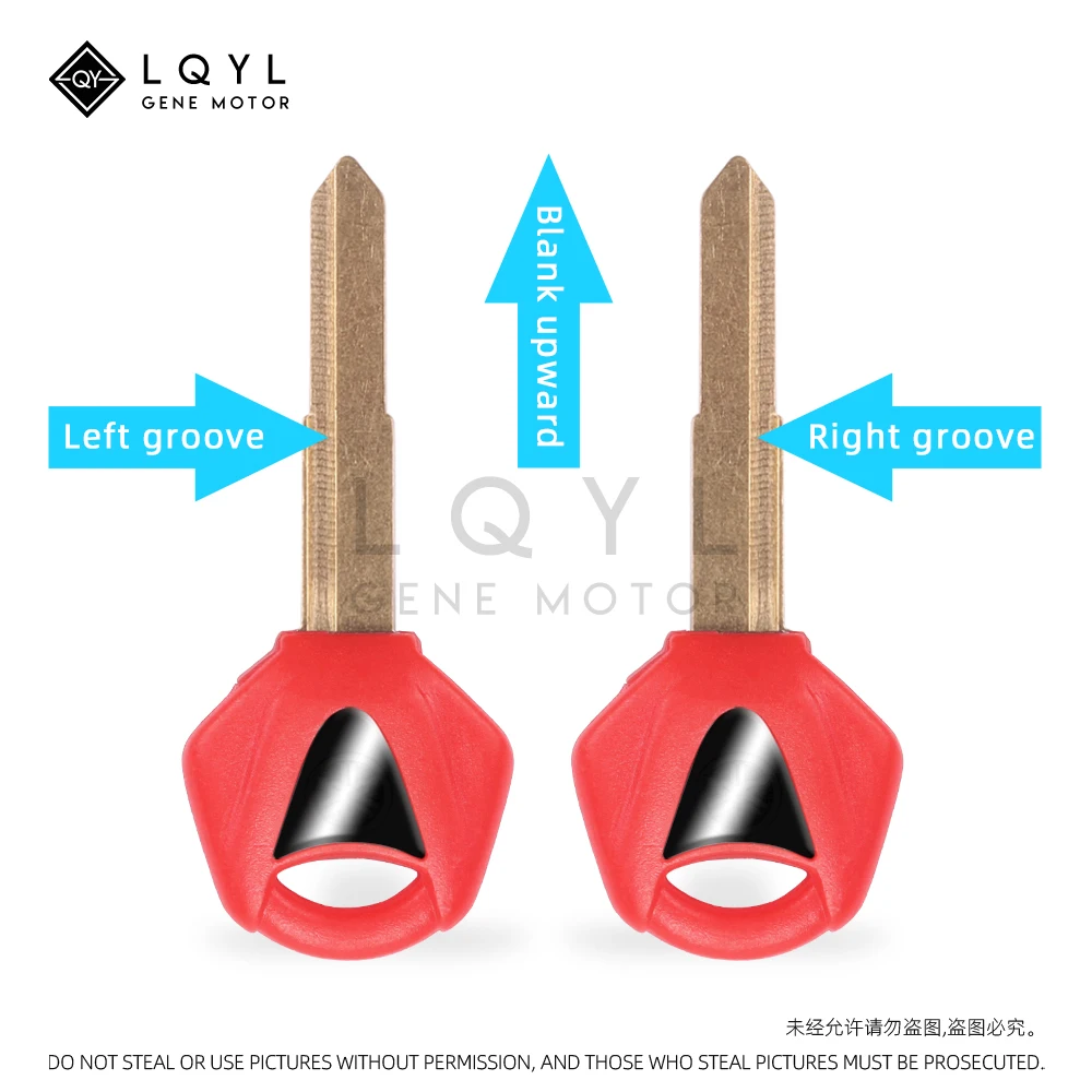 Motorcycle keys motorcycle key accessories LQYL Blank Key Motorcycle Replace Uncut Keys for YAMAHA YZF XJR1300 FJR1300 MT09 MT07 XJ6 TMax FZ6 FZ8 R3 R1 R6 XJR400