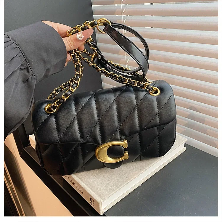 Women&rsquo;s Crossbody Bag Mini Luxury Square Purse Adjustable Chain Strap Vintage-Inspired Shoulder Bag for Dating Shopping Party shoulder bag