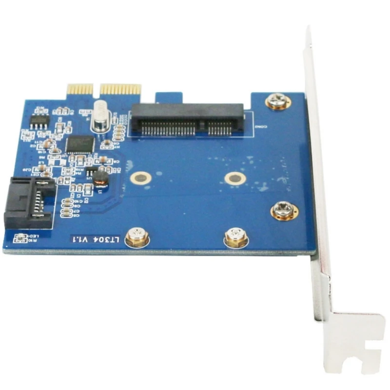 Best Seller Computer Component PCIE to MSATA SATA3.0 Converters Card for Enhanceds Desktop Performances