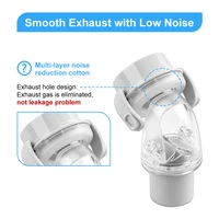 Coude pivotant 1/2 pièces, connecteur de décharge d'air silencieux pour masques faciaux AirFit F20 & F30 AirTouch F20, accessoires de remplacement 6