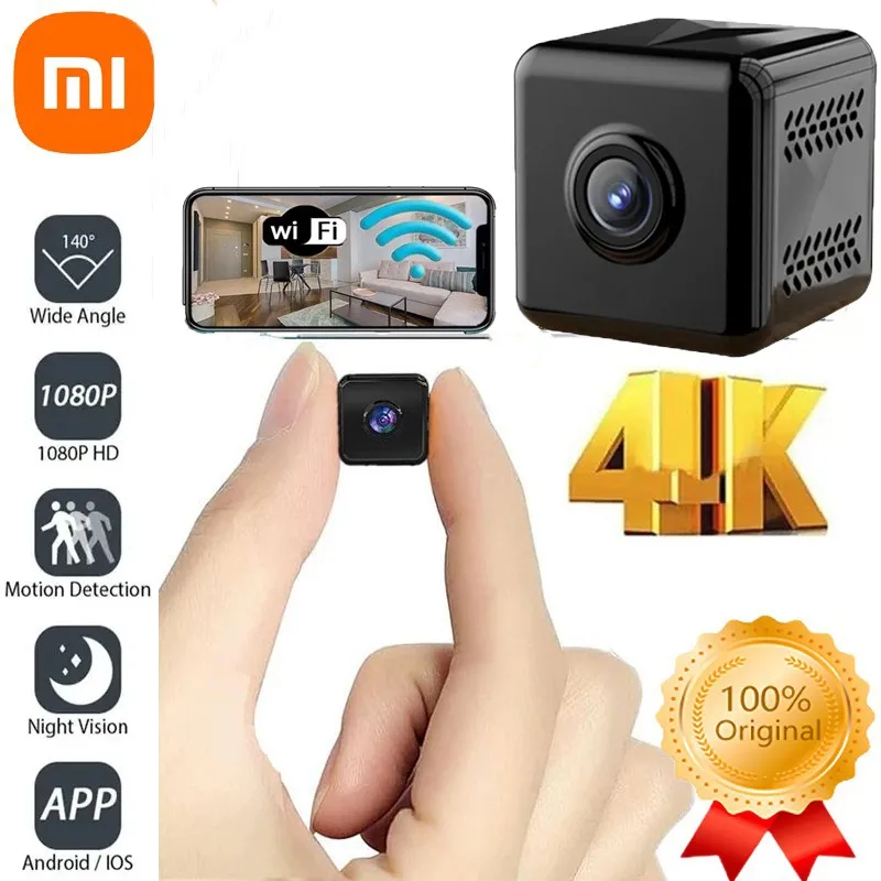 Wireless Camera Xiaomi 1080p Mini Camera Home Small Wireless Wifi Cameras Outdoor Upgraded Pet Motion Detection Security Alerts Night Vision