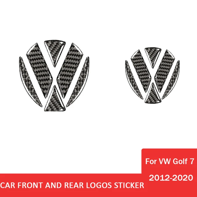 For New Golf 7 Gti Mk7 Painted Color Vw Logo Emblem Car Front Grille Badge  And Rear Lid Back Door Mark Golf7 Vii Styling - Car Stickers - AliExpress