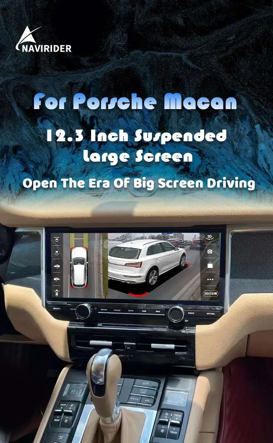 1920*720 Screen Android 14 Autoradio CarPlay Car Multimedia Video Player 12.3inc