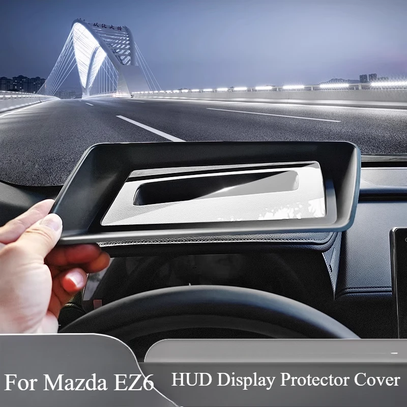 For Mazda 6e EZ6 Car HUD Display Protective Cover Dashboard Dust Shield Anti-Dust Cover Protector Car Interior Accessories detail image 1