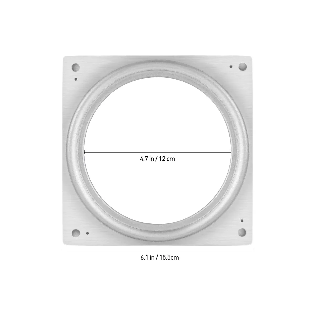 1Pcs 155Mm 6 인치 회전식 베어링 턴테이블 스위블 베이스 프리미엄 아연 도금 50Kg 부하 용량 책용 부드러운 볼 베어링