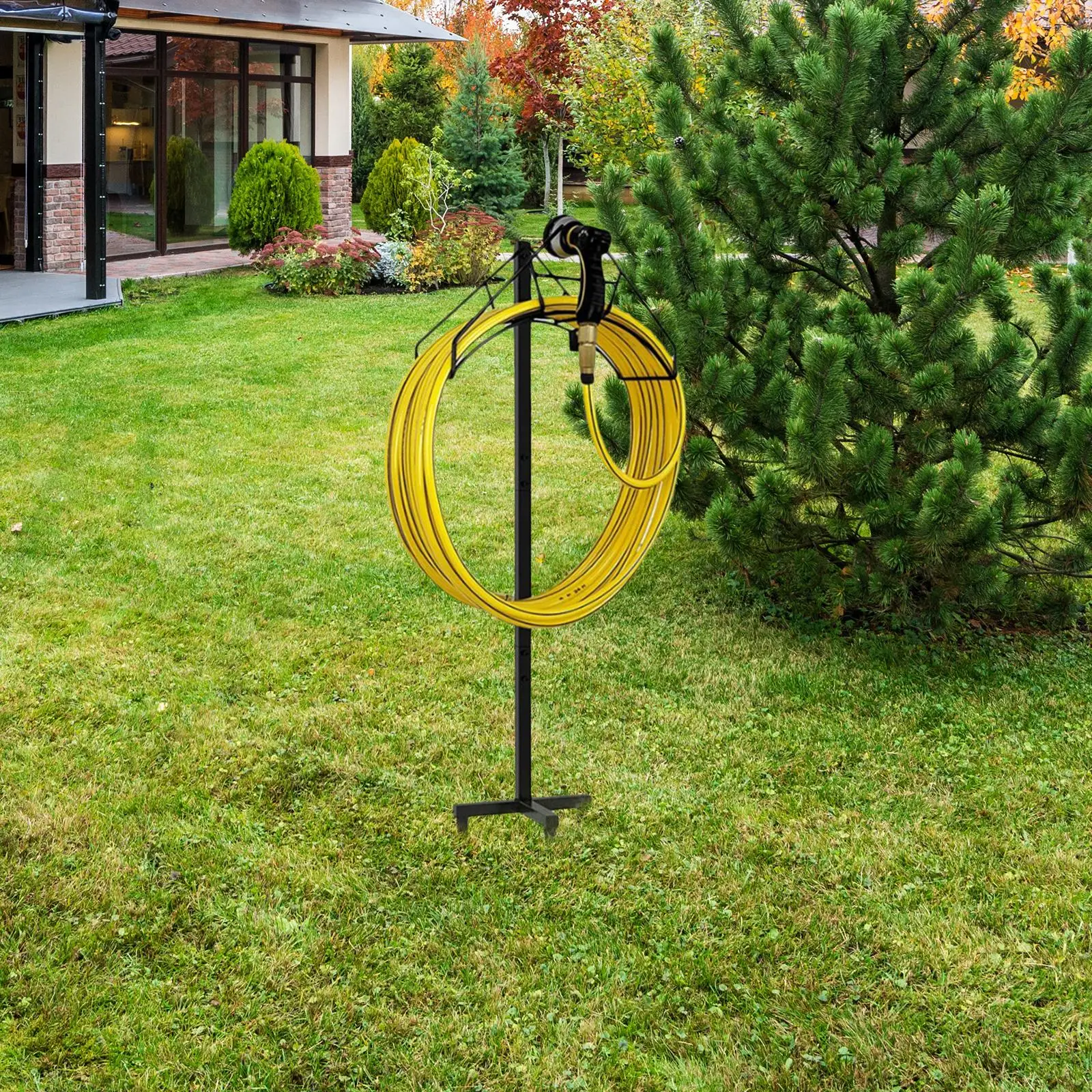 Free-Standing Garden Hose Reel