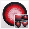NEW 300g Cotton Lace Mixed Strand Hand Wound Cake Thread Gradient Section Dyed Milk Cotton Shawl Scarf Sweater Thread 5
