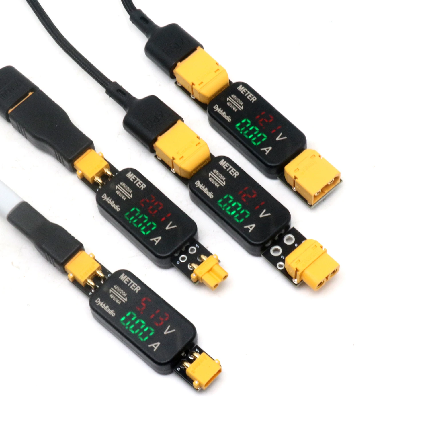 XT30/XT60 20A Bidirectional DC Voltage Current meter drone RC battery Charger Charging Discharging Tester digital Voltm Ammeter