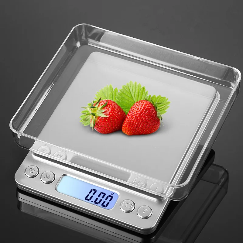 Portable Mini LCD Digital Scales Weight Balance Scale Suitcase Barista Scale 500/0.01g 3000g/0.1g Jewelry Travel  Kitchen Tools scale travel accessories fishing scale travel digital hanging scales luggage scale multifunction scales electronic scale