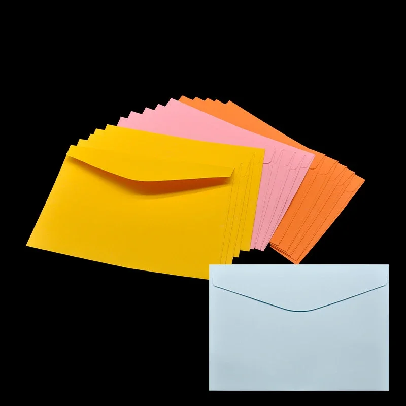 50pcs/lot A5 Envelope Storage Bag Stationery Small Business Supplies Office File Bag Contract Office Stationery Archive Bags kraft paper envelopes,mailing envelopes,gift card envelopes