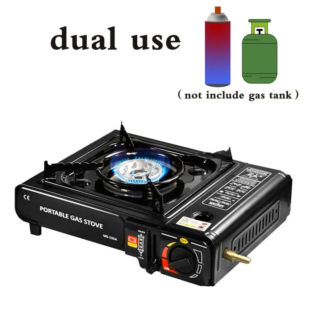 Réchaud de camping pliable à gaz 3500 W 6800 W avec allumage piézo et