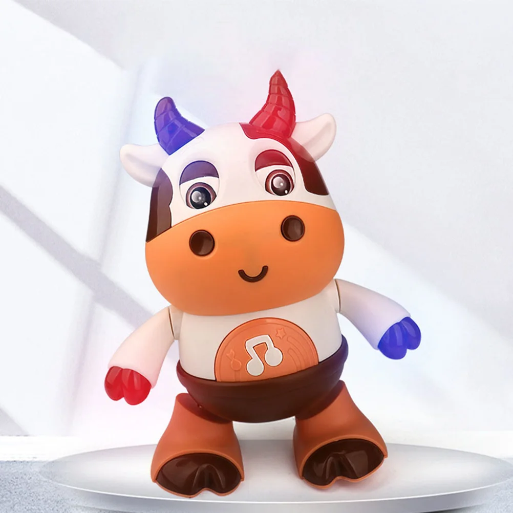 

Электрическая Танцующая корова, магнитные игрушки, модель икры, прогулочная игрушка, животное, пластиковые детские качели