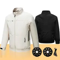 Hot Weather Worker Fan Clothes Men Air Conditioning Clothes Women Fan Jacket Body Cooling Clothes Fan Work Clothes Cooling Vest 1