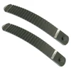 1 Pair 161mm & 182mm TPEE Snowboard Binding Strap Toe / Ratchet Tongue Ladder Straps Black 1