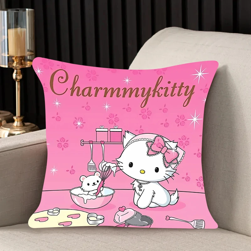 

Pillow Cover Charmmy Kitty room bedroomo office coffee shop car Dakimakura Throw Pillows iving room 45X45 Pillowcase