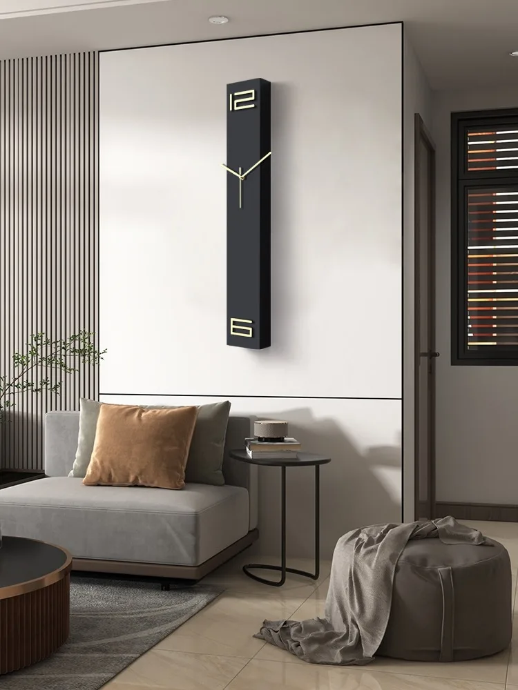 Solid Wood Wall Clocks Luxury Design Clock Modern Silent Wall Adhesive Clock Elegant Room Ornaments Decoration for Bedroom