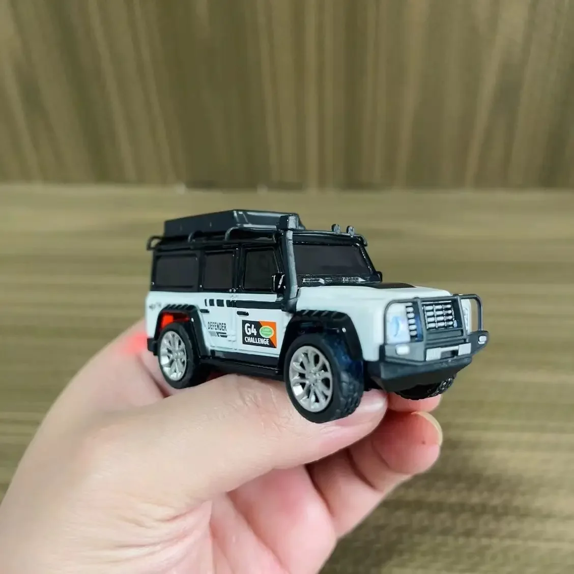 RC Cars 2.4G 5-Channel 1/64 Alloy Mini Remote Control SUV with Trailer Drifts Long Endurance Electric Off-road Vehicle for Child