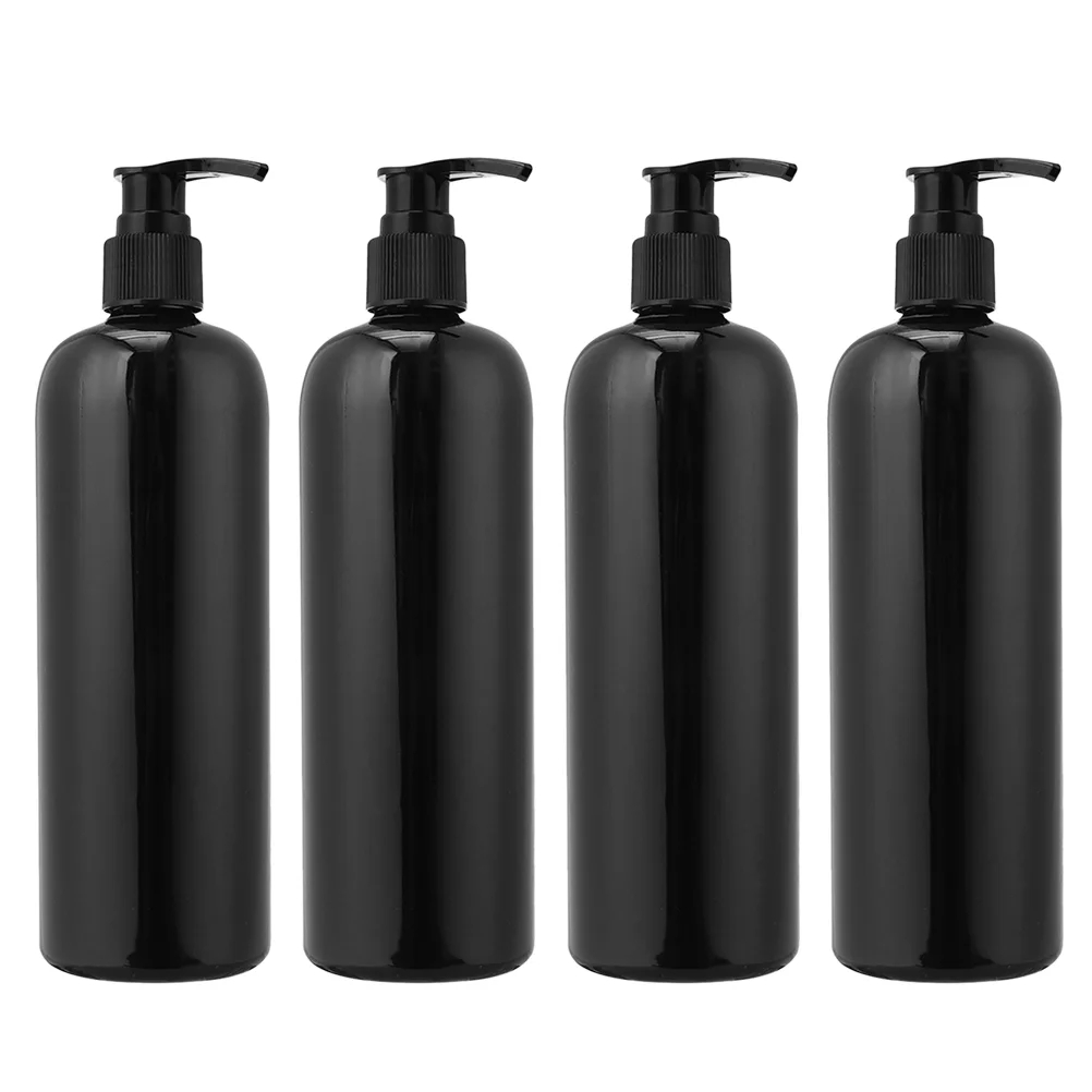 

4 Pcs Pump Bottle Dispensing Shower Lotion Container Shampoo Soap Dispenser Press-type Replacement Gels Plastic Travel